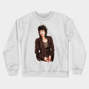 Holly Dunn - An illustration by Paul Cemmick Crewneck Sweatshirt